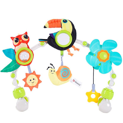 Children Activity Arch Toys Sensory Development Fine Motor Skills Toys Collapsible Hanging Mobile Toys Baby Car Seat Toys Gift