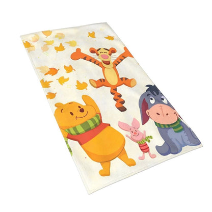 Winnie The Pooh Bear Piglet Merch Towel for Beach New Summer Microfiber Shower Towel No Sand Quick-Dry Surf Towels
