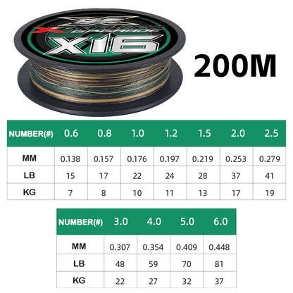 Novo ygk g-soul X16 Linha de Pesca Trançada 100M/150M/200M Multifilamento Água Salgada Linha PE Fio de Carpa Acessórios Super Fortes Japão