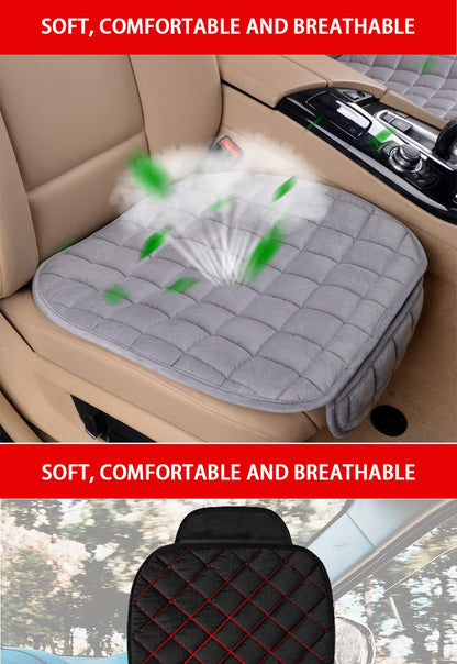 Capa de Assento de Carro de Pelúcia SEAMETAL Almofada de Carro Ultramacia Protetor de Assento de Carro Antiderrapante Universal para Sedans SUVs Caminhões Picapes