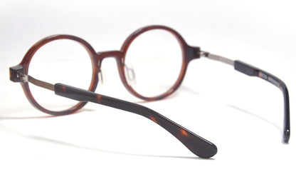 Óculos de Grau de Acetato Redondos Grandes da Moda para Mulheres Óculos Redondos de Tamanho Grande para Homens Design Alemão Flexível com Grau