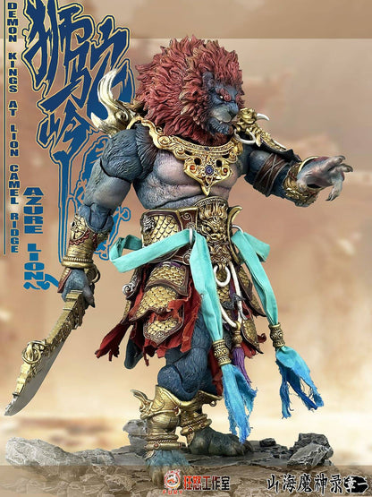 Fury Toys 1/12 Azure Lion Demon King Boneco de Ação Versão Dourada Versão Clássica Brinquedos de Modelo Colecionáveis Figuras de Enfeite de Mesa Presente