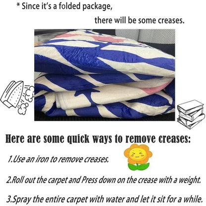 VIKAMA Christmas Tree Theme Rug, Soft Non-Slip Home Decor, Entrance Hall Doormat, Kitchen Two-Piece Mat Set, Bathroom Foot Mat