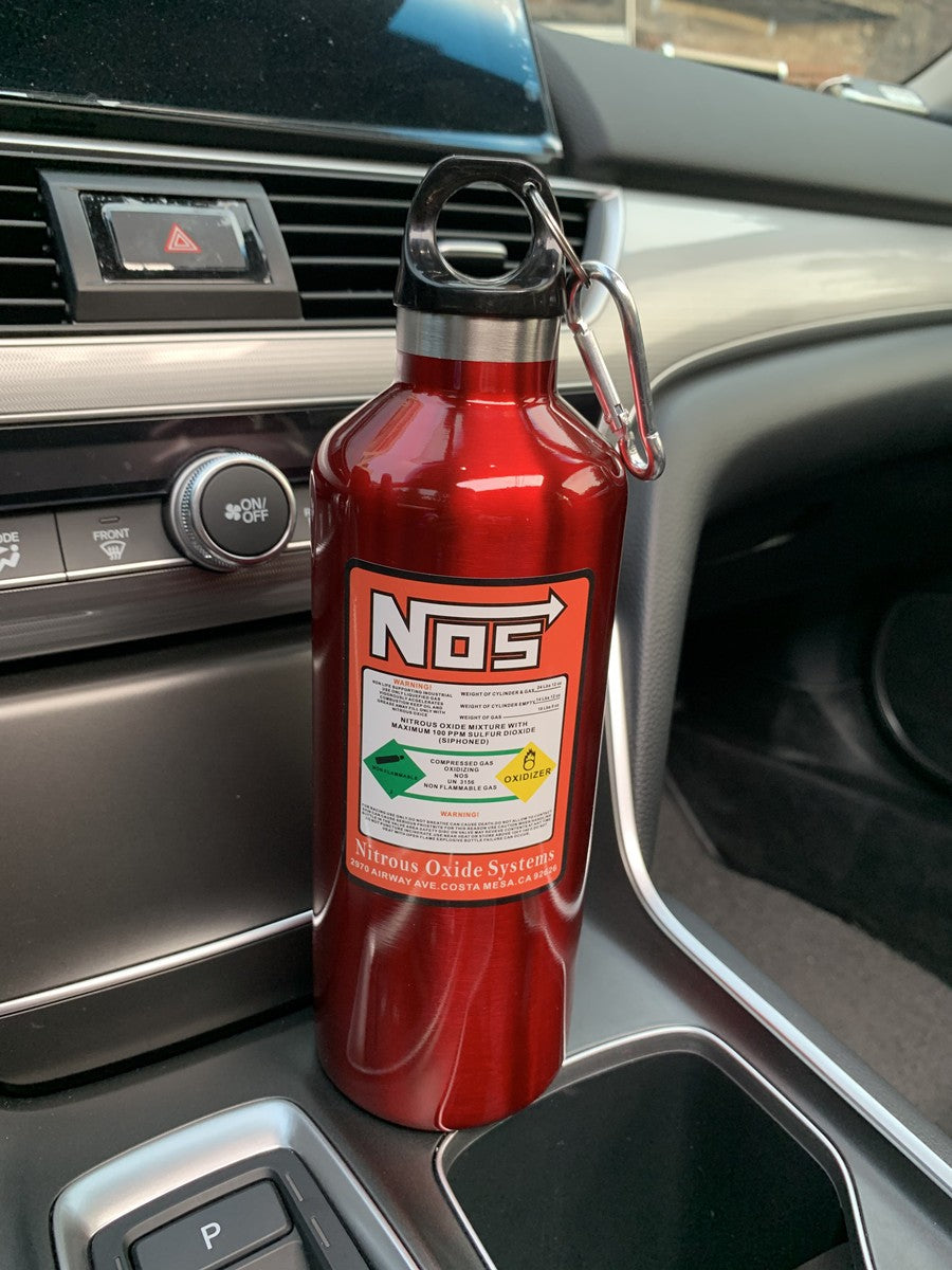 Car Insulation Cup NOS Nitrogen Cylinder Vacuum Stainless Steel Kettle 500ML High-capacity Travel Sports Bottle Water Cup