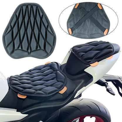 Almofada de Assento de Moto Proteção Solar Isolamento Térmico Respirável EVA Impermeável Amortecimento Capa de Almofada de Assento Universal
