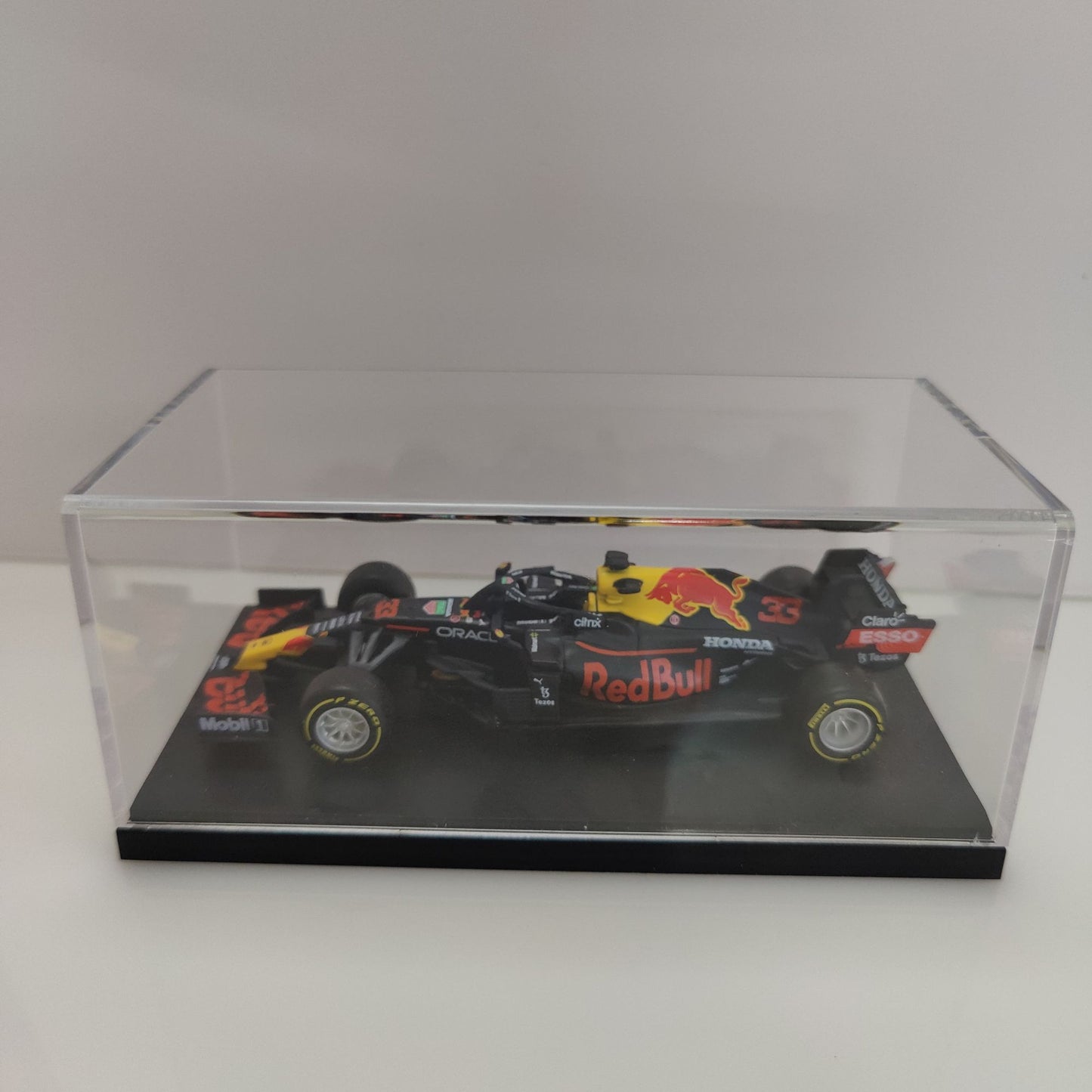 Escala 1:43 1:64 Estojo Rígido de Acrílico Caixa Expositora para Bburago Spark Minichamps F1 Modelo de Carro de Fórmula 1 Miniatura de Brinquedo