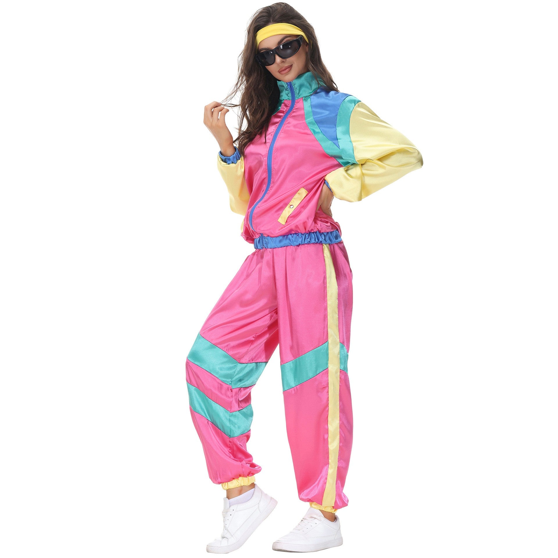 Vintage Disco Hip-hop Varsity Stage Outfit New Carnival Group Dance Wear for Carnival Cocktail Halloween Party Performance