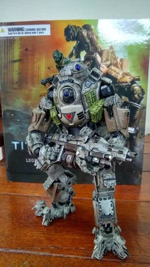 PLAY ARTS 27cm Titanfall Atlas Boneco de Ação Brinquedos Modelo