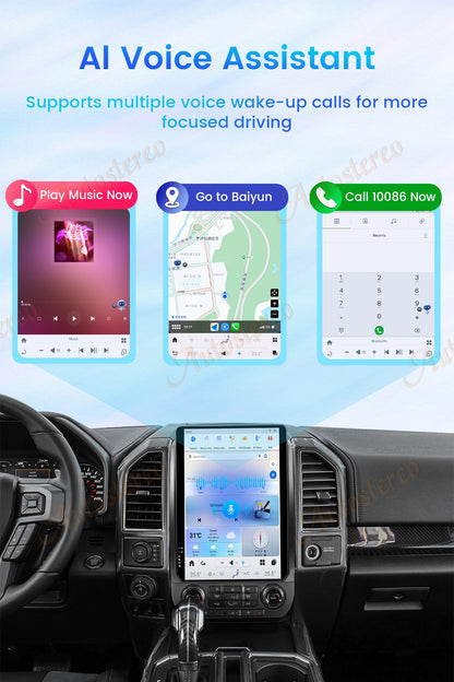 14.4 Inch Android 128G For Ford F150 F250 F350 2015-2021 Tesla Style Car GPS Navigation Multimedia Player Radio Tape Headunit HD