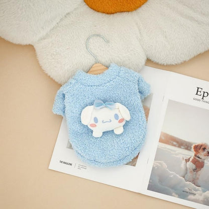 Sanrio Kuromi Moletom de Veludo Dupla Face para Cães e Gatos, Quente para Outono e Inverno, Roupas de Cachorro de Flanela, Jaqueta de Gato Engrossada, Suprimentos para Animais de Estimação