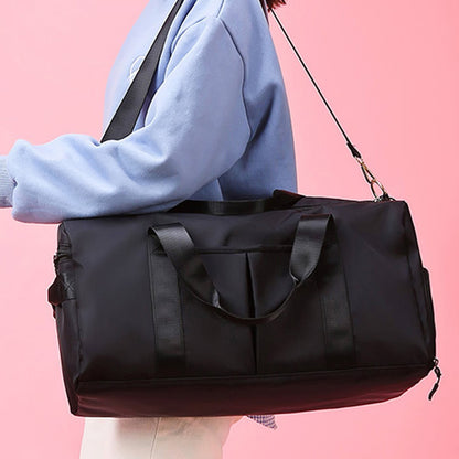 New lightweight, simple and large-capacity travel luggage bag, with an independent shoe compartment fashionable travel bag!