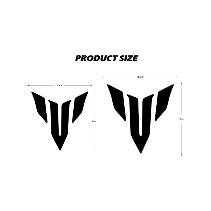 Adesivos Reflexivos de Vinil para Motocicleta com Logo MT, Acessórios para Tanque e Carroceria, Decalque para Yamaha MT-03 MT-07 MT-09 MT-10 MT 07 09 03 10