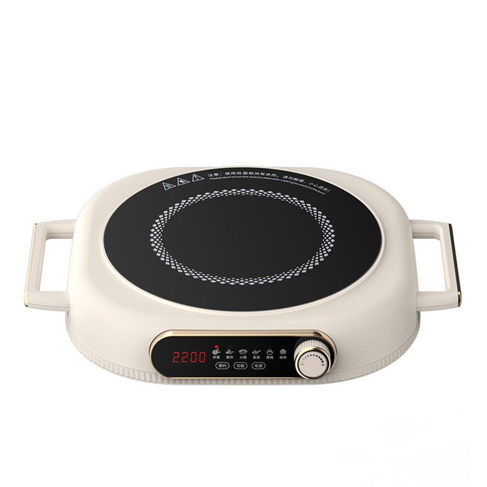 Electric Ceramic Infrared Heating Furnace Magnetic Waterproof Induction Cooker Hob Hot Pot Stir-Fry Stove Timer Heater Cooktop