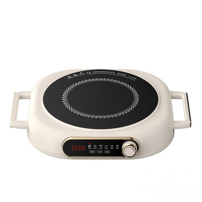 Electric Ceramic Infrared Heating Furnace Magnetic Waterproof Induction Cooker Hob Hot Pot Stir-Fry Stove Timer Heater Cooktop