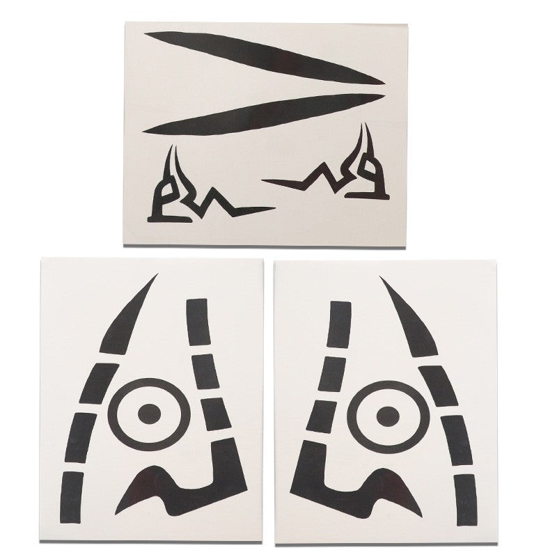 Anime Jujutsu Kaisen Ryomen Sukuna Full Body Tattoo Cosplay Waterproof Sticker Halloween Masquerade Fake Tattoo Stickers Prop