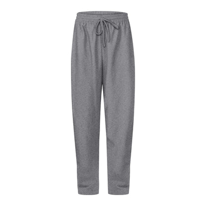 Women’s Fleece Lined Sweatpants Wide Straight Leg Pants Bottom Winter Warm Pants Daily Casual Jogger Sweatpants Sports Trousers