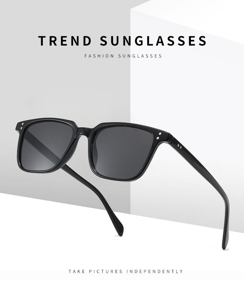 fashion rectangle rivet Tony Stark Sunglasses 2022 brand designer retro Iron Man Glasses vintage oculos de sol masculino uv400