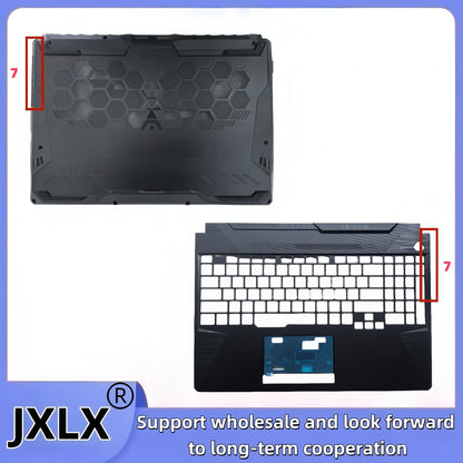 JXLX® Novo Para Asus A15 F15 FX506 FA506 FA506Q FA506U FX506U FX506H Tampa Traseira LCD/Painel Frontal LCD/Tampa do Palmrest/Tampa Inferior