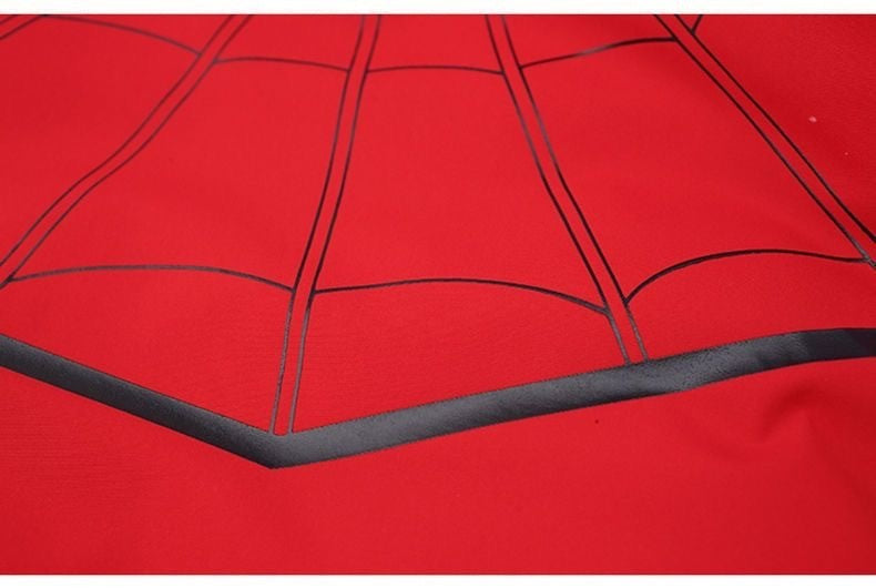 Anime Marvel Homem-Aranha fofo criativo desenho animado padrão inverno novo jaqueta acolchoada de algodão com capuz de comprimento médio reversível quente e espessa