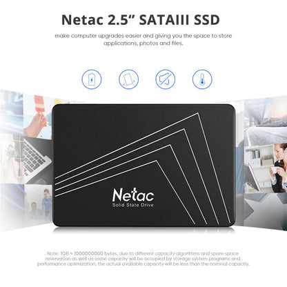 SSD Netac 1tb SATA SATA3 128gb 256gb 480gb 512gb HD SSD 2tb hdd 2.5 Disco Rígido Interno de Estado Sólido para PC