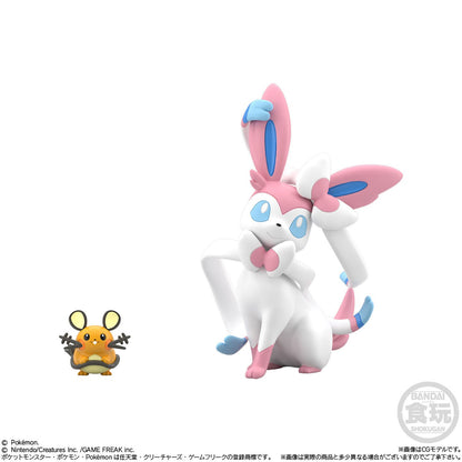 Bonecos Bandai Pokémon Scale World Região Kalos - Serena, Chespin, Quilladin, Greninja, Braixen, Pancham Brinquedo Colecionável de Presente