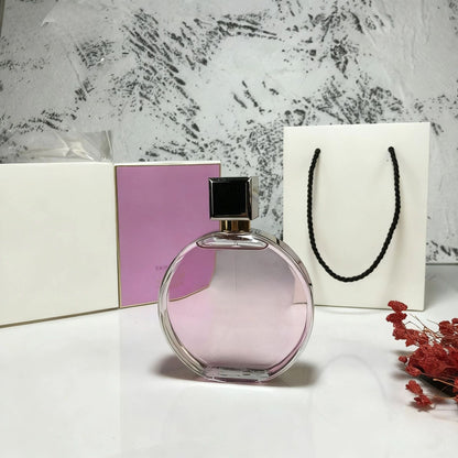 Perfume Feminino de Marca 100ml Perfume Clássico Leve Aroma Floral Fragrância Romântica Longa Duração Spray Corporal Charmoso