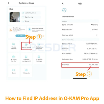 BESDER 15MP Wifi Camera Outdoor Dual Screen 10X Digital Zoom CCTV Video Surveillance Cam PTZ 8MP Security IP Camera O-Kam Pro