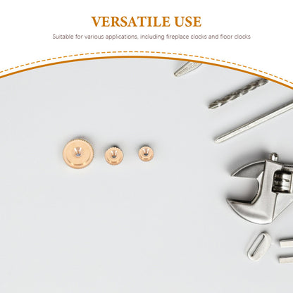 12Pcs Quartz Clock Nuts Assortment Secure Fixing Fasteners for Wall Grandfather Mantel Clock Mechanism Repair Replacement