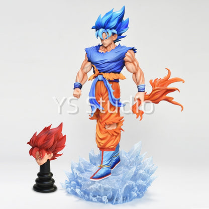 Anime Dragon Ball Z Goku Figure Super Saiyan Action Figure Collectible Statue Model Toy Gift