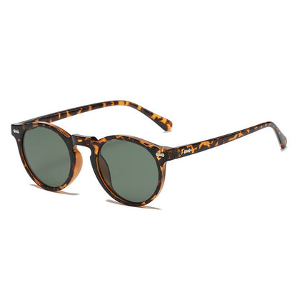 Óculos de Sol Redondos Retrô Masculinos Femininos Pequenos Moda Polarizados Óculos de Sol para Homens e Mulheres Óculos de Condução Estilo Vintage Literário