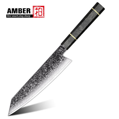 Professional 67-layer Damascus Japanese Kitchen Nakiri Gyuto Chef bread boning Knife Set Home kitchen tool with Carbon Fiber HD