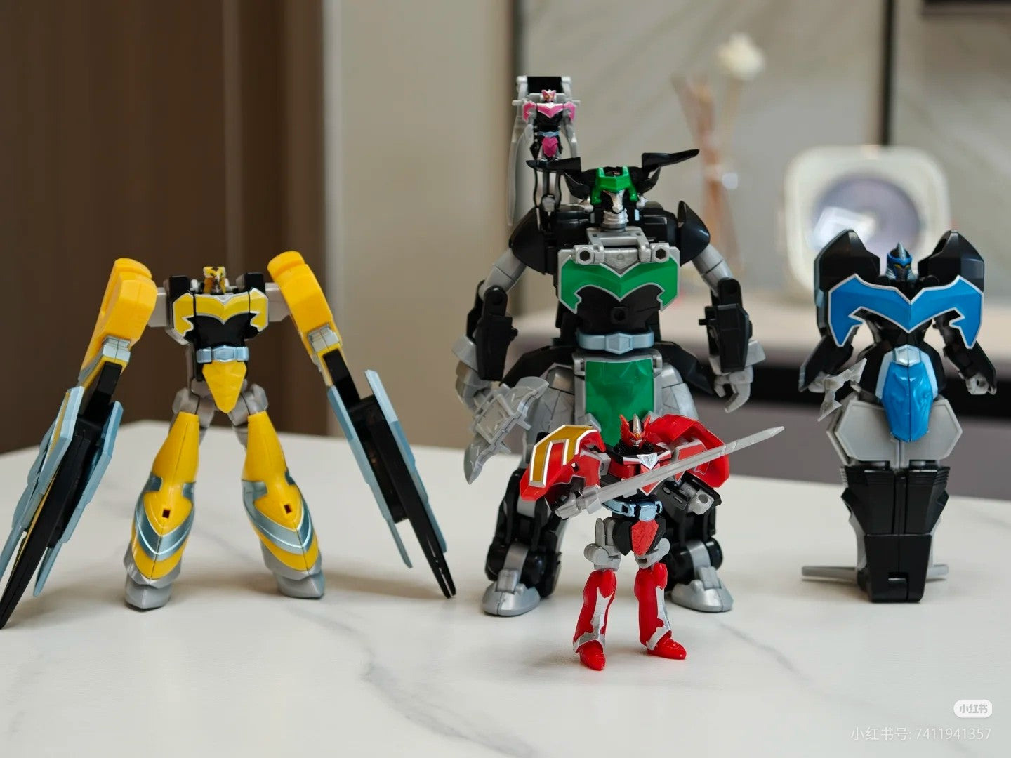 Bandai Mahou Sentai Magiranger Deus Demônio Brinquedos de Modelo Original Majiking Action Figure para Crianças Colecionáveis Shokugan