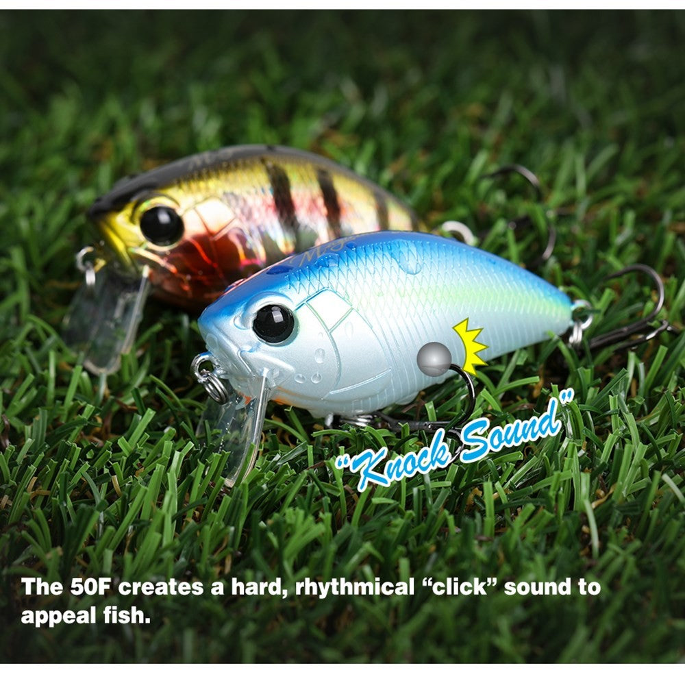 TSURINOYA Magician 50F 8.5g 50mm Crankbait Isca de Pesca de Superfície para Pesca em Água Raso Flutuante Iscas Artificiais para Tucunaré e Black Bass