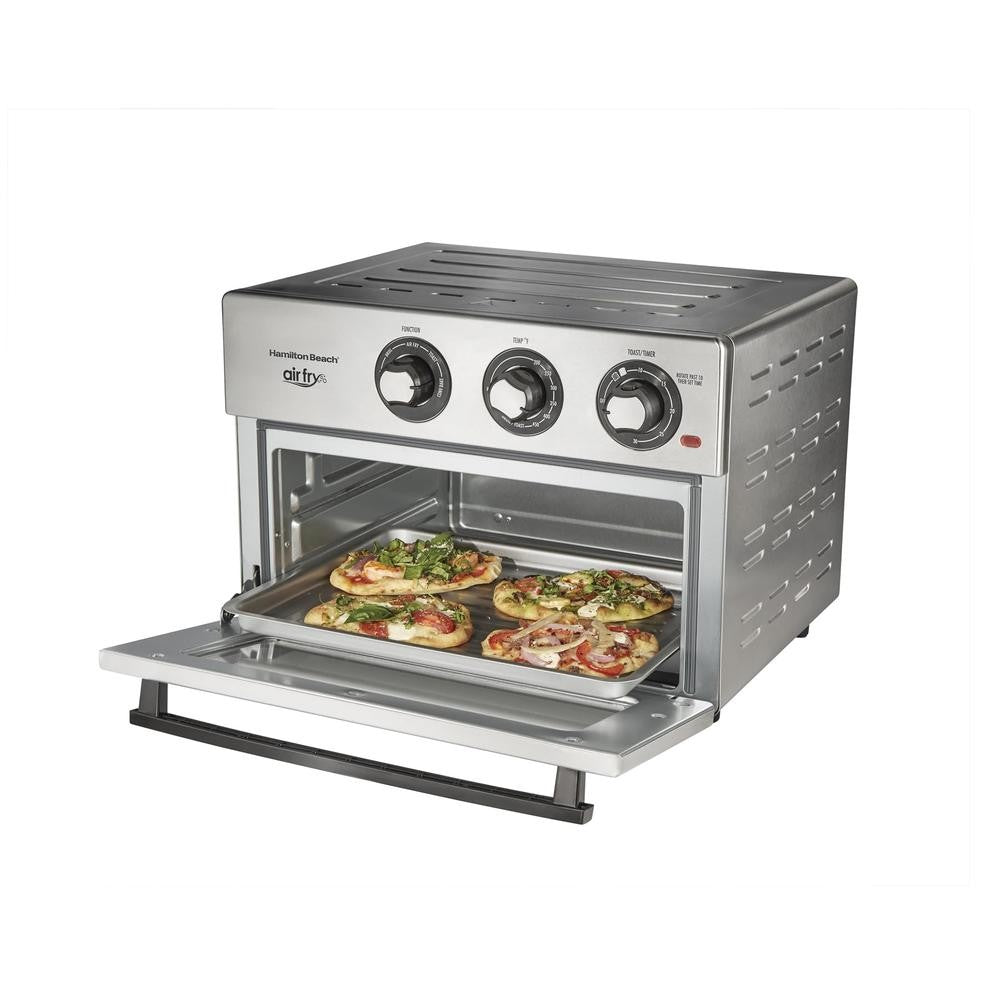 Toaster Oven Air Fryer Combo 1800W 6 Cooking Modes Bake Broil Toast Convection Fits 12 Pizza Multi-functional Kitchen Appliance