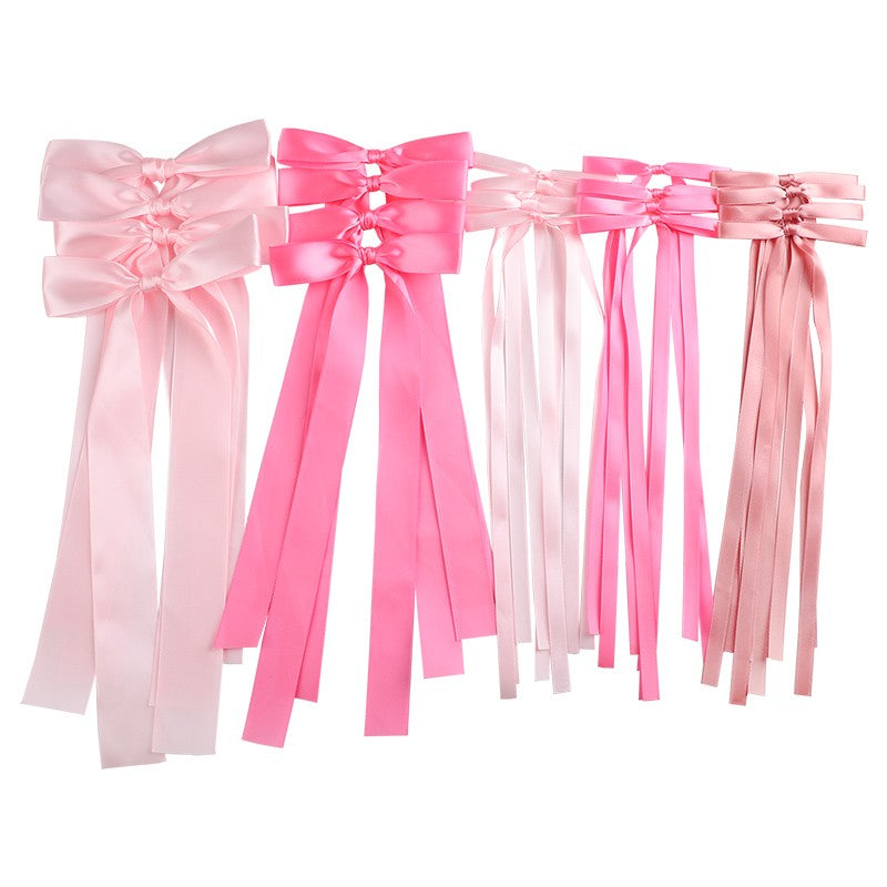 20Pcs Pink Bow Wall Decor, DIY Bow Photo Backdrop for Birthday Wedding Bachelorette Party Home Room Decoration DIY Gifts Ribbon