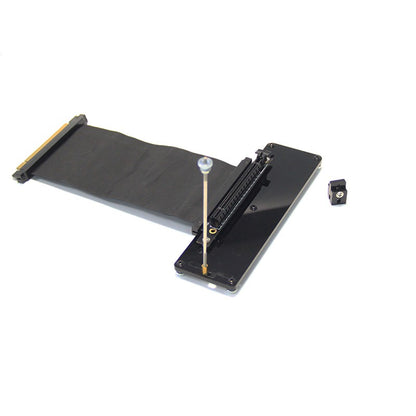 Suporte para placa de vídeo 90 graus vertical base chassi suporte vertical para placa de vídeo com cabo riser