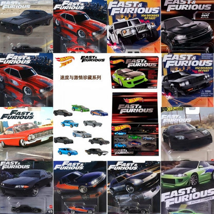 Hot Wheel The Fast And The Furious 10 Car Alloy Model Toy Chicken Puli Mao Dao Qi Zhan Ma Leiken Tang Alloy Car Model Toy Gift