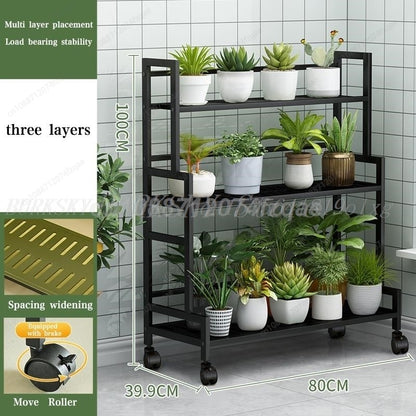 Plant Stand Flower Rack 3 Or 4 Tier Flower Pot Shelf Storage Organizer Display Rack For Indoor Garden Balcony Floor Stand