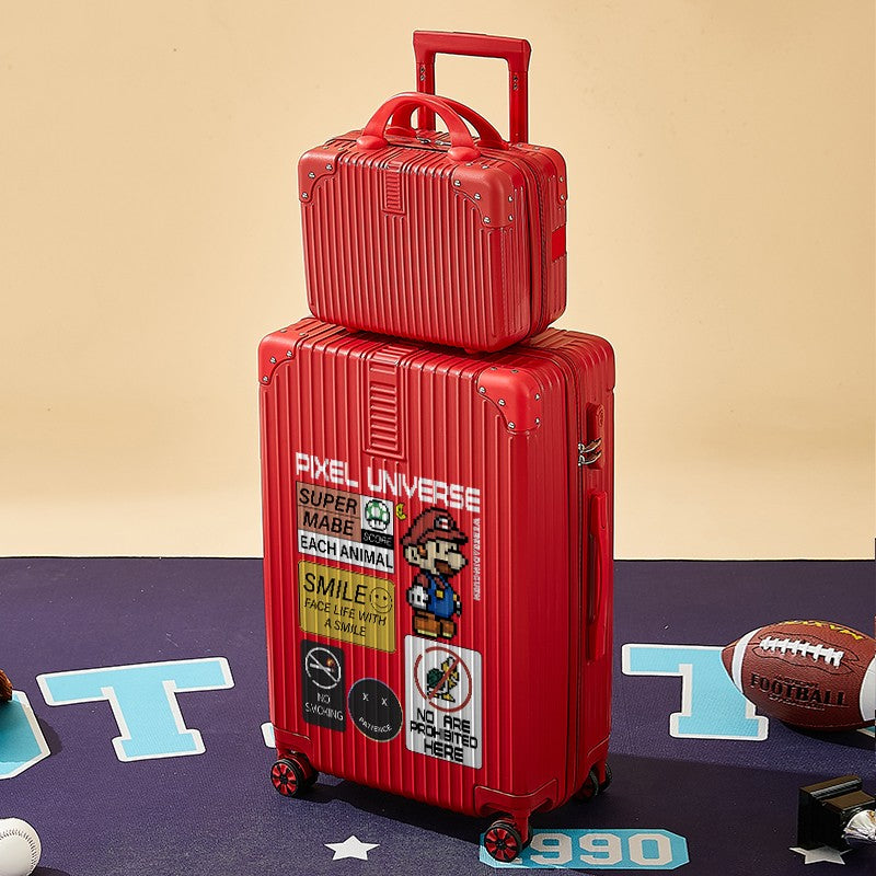 2025 New Large-capacity Suitcase 20/22/24/26/28-inch Cart Box Travel Boarding Case Portable Trolley Suitcase Roller Suitcase