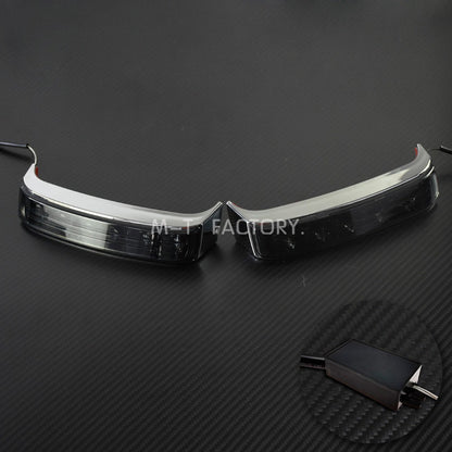 Luz de Seta de Motocicleta Luz de Freio Traseira Alforje Indicadores de Cauda para Harley Street Glide Road King CVO Limited FLHX 2014-2022