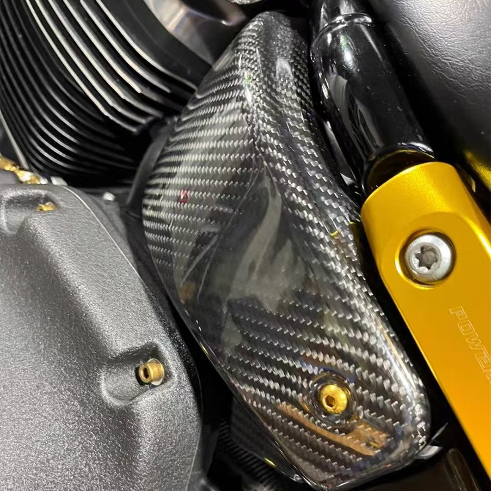 Kit de Carenagens de Cobertura de Tanque de Moto 100% Fibra de Carbono Pura 3K Para Harley Davidson Low Rider S 2022 2023