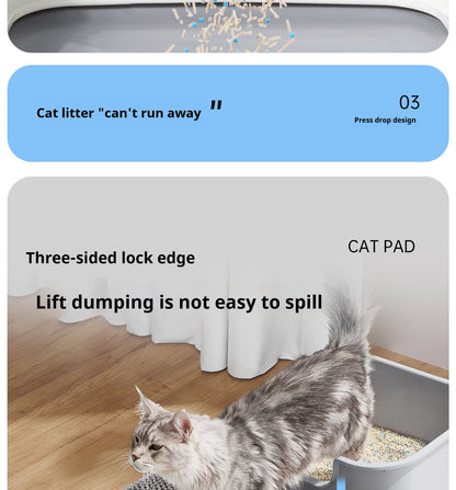 Tapete higiênico para gatos 60CMX90CM à prova d'água, camada dupla, para caixa de areia, tapete para gatos, tapete lavável e antiderrapante, para limpeza de animais de estimação