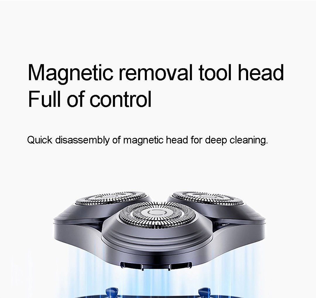 Mijia Electric Shaver S302 LED Digital Display IPX7 Waterproof 800mAh Tpye-C Rechargeable Razor Shaver for Men