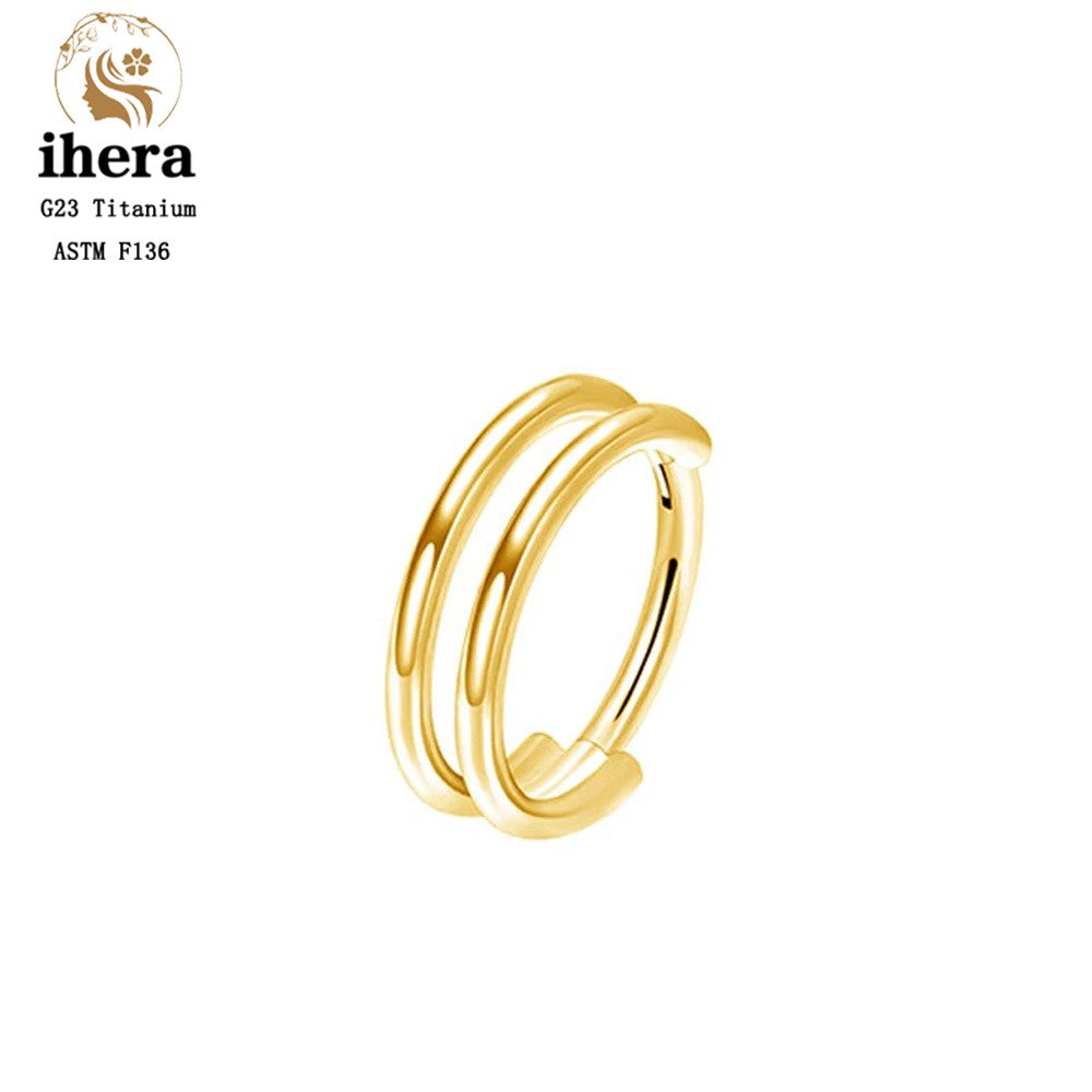 G23 Titânio Anel de Nariz Clicker Orelha Cartilagem Tragus Hélix Daith Brincos Redondos Argolas Zircônia Cúbica 16G Segmento Articulado Joia de Piercing Corporal