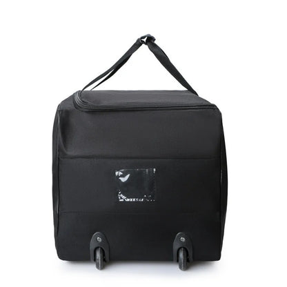 Mala de Viagem Expansível com Rodinhas, Bolsa de Armazenamento com Rodas, Grande Capacidade, Bagagem de Mão, Bolsa de Rodas Dobrável