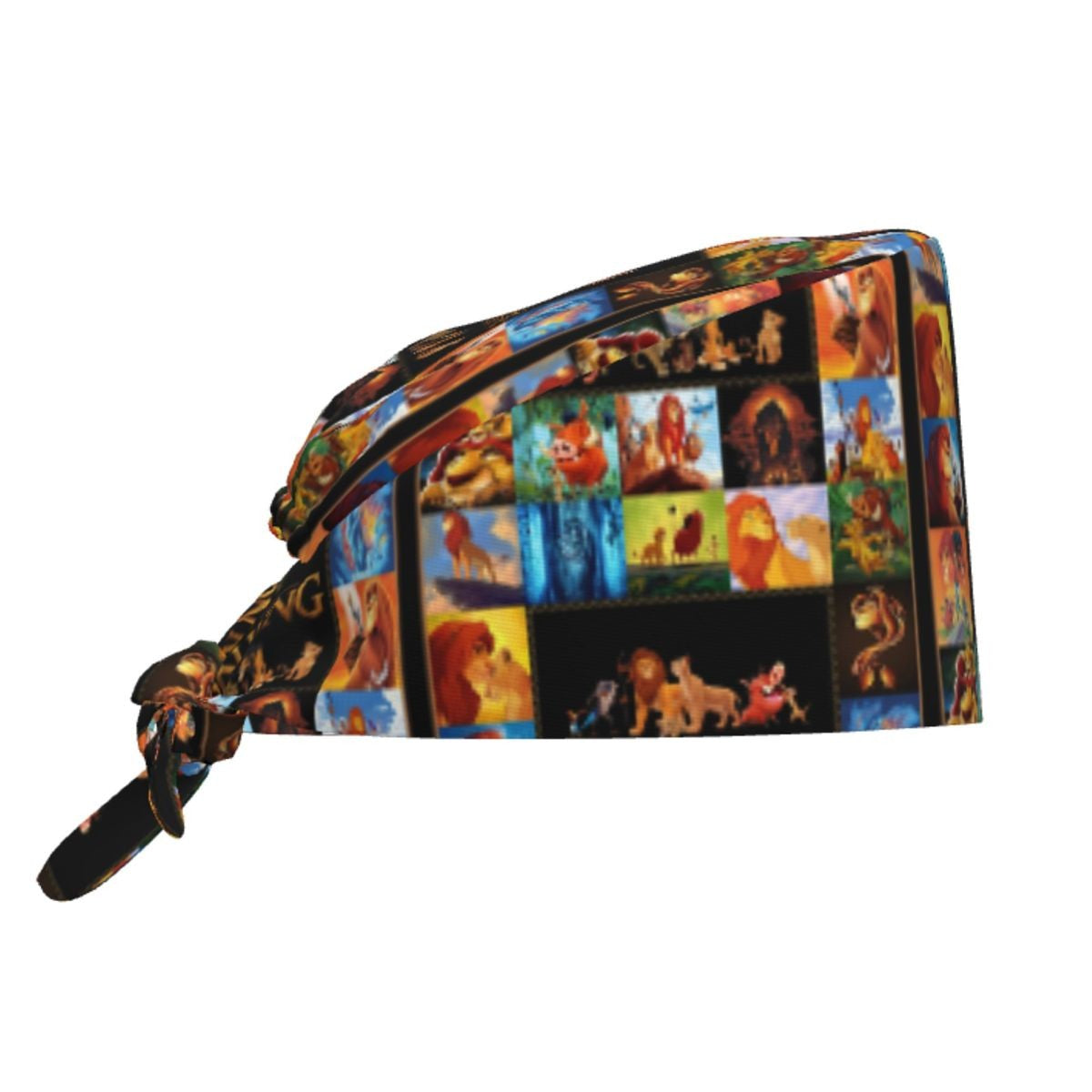 Boné cirúrgico personalizado O Rei Leão, divertido, para homens e mulheres, chapéu de esfoliação, gorro de enfermeira para dentista