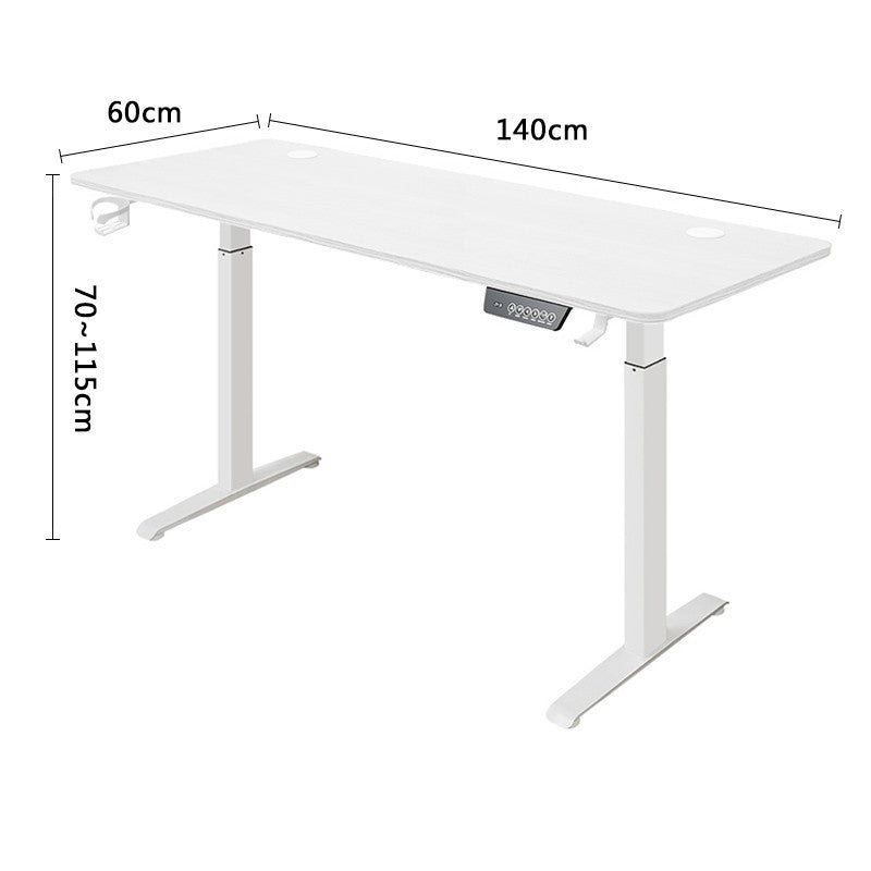 Height Adjustable Desk Motion Electric Sit Stand Up Down Computer Table Lift Motorized Gaming Desktop Modern Home Office Desks