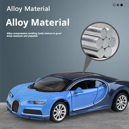 1:36 Bugatti Carro de Brinquedo Super Sport Modelo Miniatura Rodas Livres Liga de Zinco Fundido Coleção Presente Carro