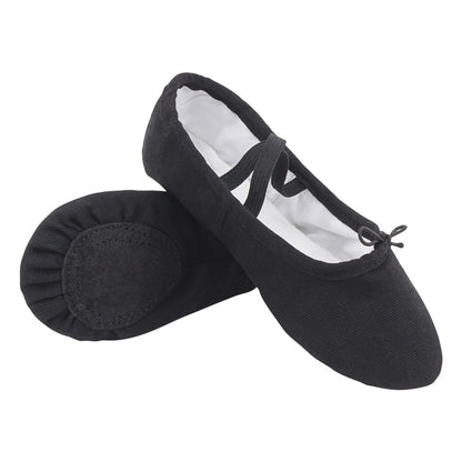 Girls Soft Bottom Non Slip Ballet Dance Shoes with Elastic Straps Perfect for Kids Yoga Dance Classes and Fitness Activities