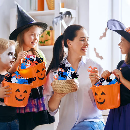 12/24/36 Pcs Ghost Pumpkin Spider Fingertip Spindle for Halloween Ghost Festival Carnival Party Gift Memorial School Prize Pack